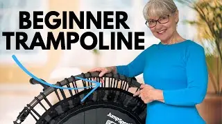7 Simple Rebounding Steps for Beginners | Fitness for Women 50+