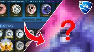 My *BIGGEST* Black Market Trade Up Video In Rocket League! [INSANE LUCK]