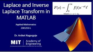 Laplace and Inverse Laplace in MATLAB #matlabonline  #laplacetransformation #matlabprogramming