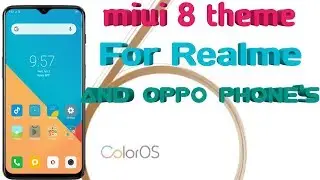 Miui 8 theme for realme and oppo phone's