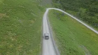 Skycamper T6.1 + DJI Mini 3 Pro im Activ-Track-Modus in Norwegen