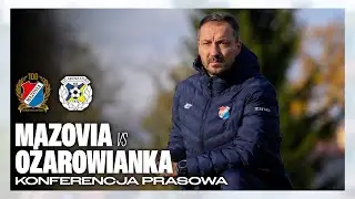 KONFERENCJA PRASOWA PO MECZU MAZOVIA MIŃSK MAZ. - OŻAROWIANKA OŻARÓW MAZ.
