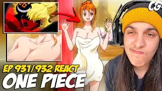 ODIANDO O SANJI CADA VEZ MAIS!! MISS&Atilde;O PARA VER A NAMI PELADA! - React One Piece EP 931 e 932