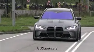 800+HP BMW M3 G81 Touring w/ Straight Pipe Exhaust! Crazy Accelerations, DownShifts & Burnout!