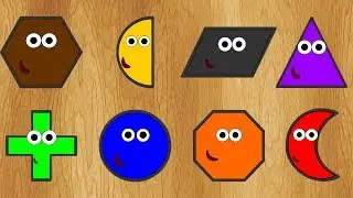 Wrong Shapes! New 2D Forms Learning Geometric Shapes for Toddlers Kids Preschoolers
