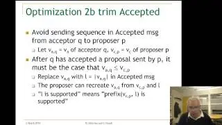 Lecture 11. Unit 5. Multi-Paxos Trim Sequences