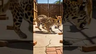 Jaguar AFRAID of Mouse?! Watch this unexpected jungle showdown #wildlife #nature #animals