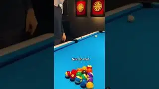 Как сделать восьмой шар при брейке в пуле ✅🎱 #бильярд #хак #урокипула