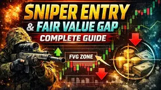 Sniper entry and Fair value gap entry lesson for beginners 