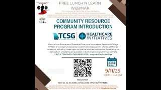 Webinar Series- Community Reentry Resource Connections: Intro to Technical College System of Georgia