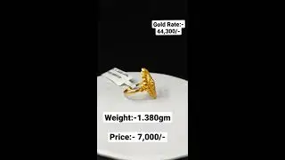 Trending🔥🔥 Gold Ring Design|916 Hallmark Gold Ring|sunar world|
