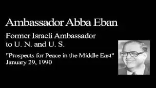 Landon Lecture | Abba Eban - audio only