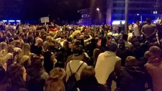 M&uuml;nster Ludgerikreisel nach Sieg gegen Italien 2.7.2016