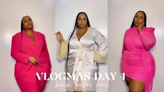 VLOGMAS DAY 4 | PLUS SIZE BLACK FRIDAY HAUL | BRITTNEYINC