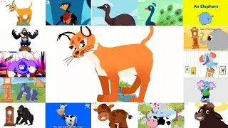 ⚡Hickory dickory dock💥a funny angry cat😼cow🐄gorilla🦍bird🐦elephant🐘✓🎨heartbeat+grid pattern🖌️😱🤩
