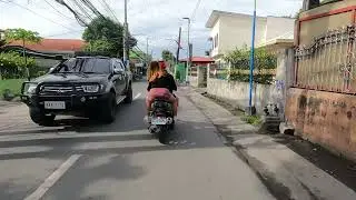 Plate No. D185QU - No Helmet Rider and Pillion