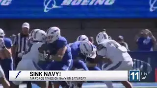 Air Force takes on Navy on Saturday