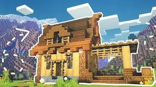 Minecraft ✨ Easy Wooden House! ✨ Minecraft Tutorial & Ideas!
