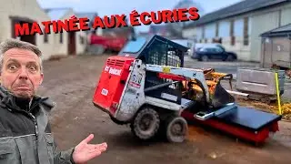 Matinée aux écuries : je teste le balai Actisweep