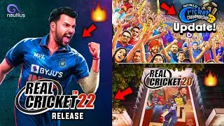 Real Cricket 22: Game Apk! Release | Real cricket 20 update Launched | WCC3 February new update!