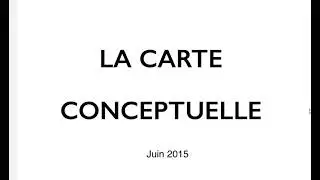 carte conceptuelle الخريطة المفاهيمية