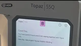 HUSQVARNA/VIKING&rsquo;s Topaz 55Q! A sneak peak at HUSQVARNA/VIKING&rsquo;s newest Topaz!