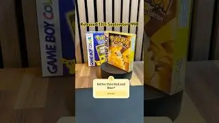 Pokemon Yellow - Released 12th September 1998 Nintendo Gameboy Colour #nintendo #pokemon #gameboy