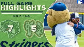 Gwinnett Stripers vs Norfolk Tides Full Game Highlights (8/17/24)