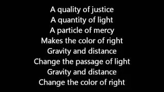 Rush-The Color Of Right (Lyrics)
