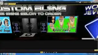 Take a tour of IMVU's Custom Bl$ng Shop