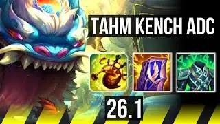 TAHM KENCH & Senna vs VAYNE & Milio (ADC) | 5k gold comeback | EUW Diamond | 26.1