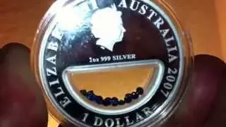 Sapphires Treasures of Australia Silver Coin