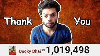 1 MILLION SUBSCRIBERS (GONE EMOTIONAL) !!!