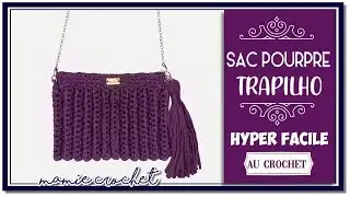 Comment faire un sac en trapilho rapide et hyper facile au crochet tuto debutante