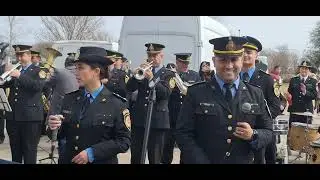 BANDA DE LA POLICÍA DE LA PROVINCIA DE CÓRDOBA DESFILE AGOSTO 2025EN VILLA SANTA ROSA 