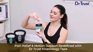 Dr Trust Kinesiology Tape Athletic Sports Injury Pain Relief Waterproof Muscles Support Compression