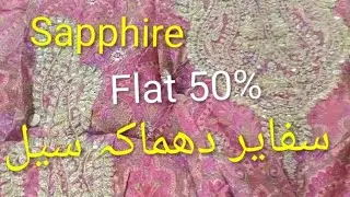 Sapphire Flat 50% off sale on Winter Collection 2025 /Sapphire sale shop with me