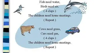The fish needs water- Children Song #8