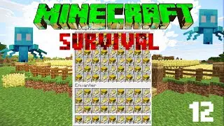 ULTA VERİMLİ ve FULL OTOMATİK BUĞDAY ÇİFLİĞİ ! ! | Minecraft Survival - Bölüm #12