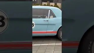 Gulf Livery Ford Mustang V8 at Ace Cafe Luzern