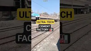 ULTRA TECH CEMENT FACTORY 🏭 #shortstrend #cementfactory