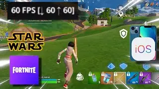 New Star Wars season Fortnite Mobile on iPhone 13 Mini