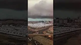 Timelapse of the massive storm that caused historic floods in Dubai