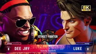 Dee Jay vs Luke | Street Fighter 6 [8K 60FPS]