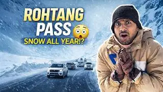 Rohtang Pass SNOW ALL YEAR!? 😱 | Manali Day 2 Reality Telugu | Telugu Sanchari Madan