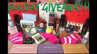 HUGE HOLIDAY 2018 GIVEAWAY! 3 WINNERS! (CLOSED)