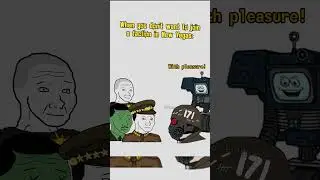 When you don't want to join a faction in Fallout New Vegas: #fallout #memes #shorts