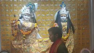 आज दिनांक 16/01/2026 के श्री राधाकृष्ण कृपा धाम के संध्या कालीन आरती के दर्शन 