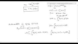 Transmission of a Random Process Through an LTI system