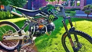 MOTOPED! First ever ride and trails! 125cc